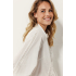 Tramontana Blouse Gathered Off White